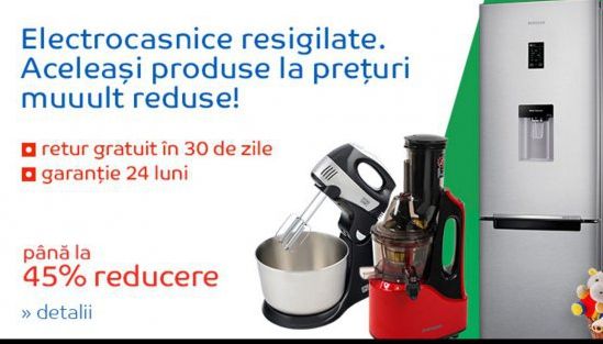 eMAG resigilate – Reduceri de 45% intr-o promotie speciala! Ce produse sunt vizate