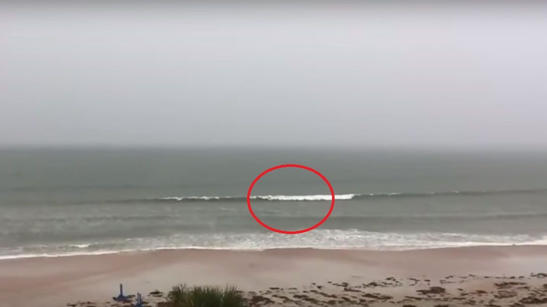 Credeau că filmează o furtună banală, când ceva șocant s-a întâmplat