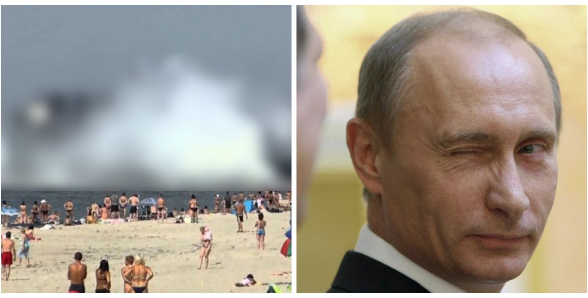 Apariţie-ŞOC pe o plajă din Rusia. Ce s-a apropiat de mal. E cel mai mare vas de luptă al lui Putin