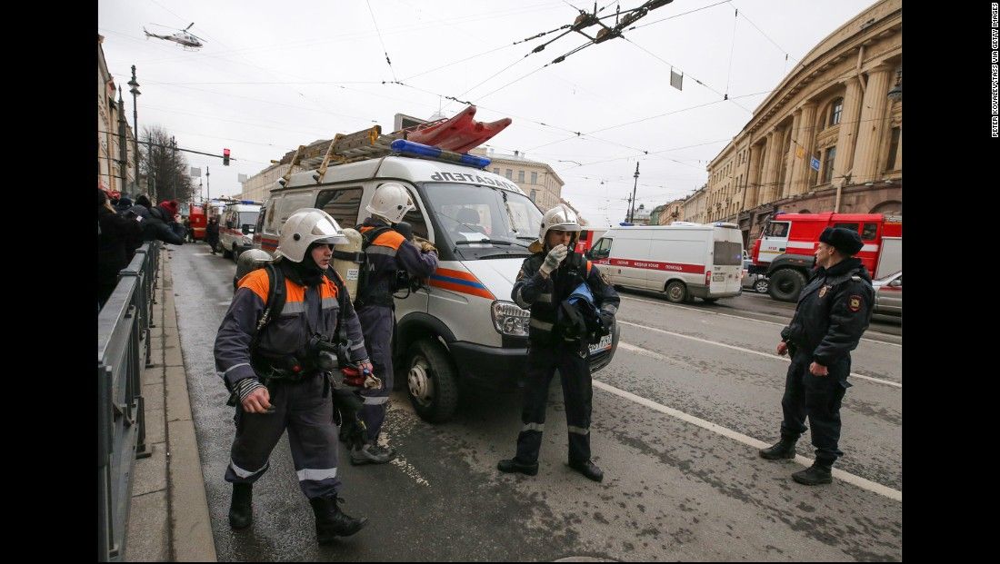 Stația din Sankt-Petersburg unde a avut loc atentatul, închisă. Motivul: o nouă ameninţare cu bombă
