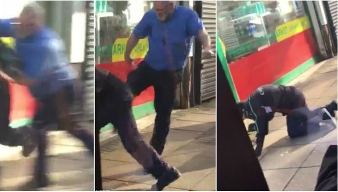 Scene şocante filmate într-un autobuz! Un şofer violent a luat la bătaie un pasager