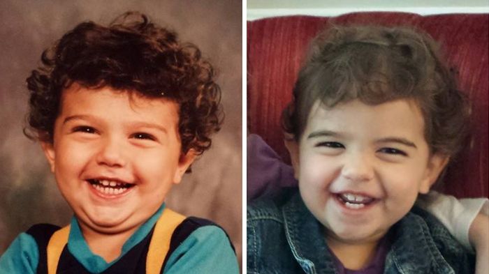 VIRAL. Fotografiile care demonstrează că aceşti copii sunt copiile fidele ale părinţilor