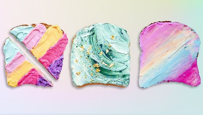 Noua modă gastronomică: hrana sirenelor! Te-ai fi gândit că tartinele tale pot arăta astfel?