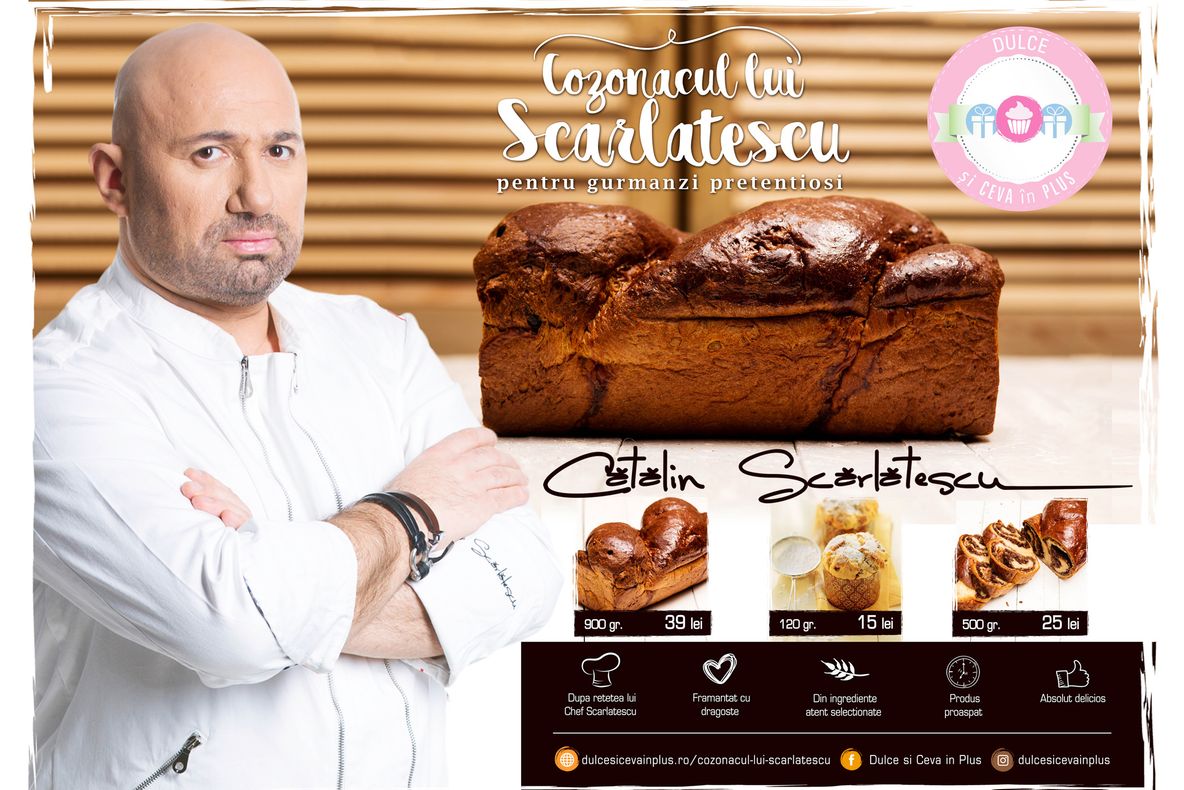 Cozonacul lui Scărlătescu - Dulce şi Ceva în Plus, de Paşte (P)