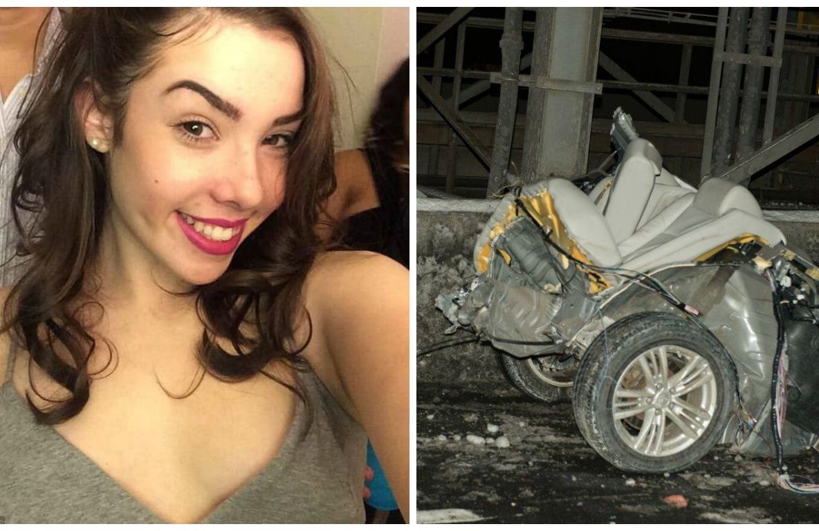 A sfârșit chiar de ziua ei într-un morman de fiare. Mașina s-a rupt în două. Când au găsit-o..