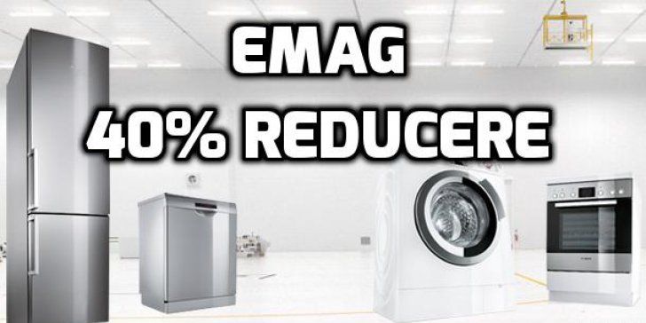 eMAG – Reduceri de 40% la electrocasnice – 7 oferte de neratat