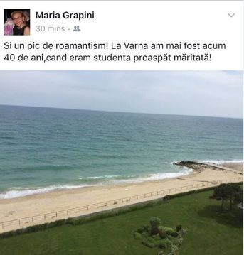 Maria Grapini, o nouă gafă pe Facebook: "Şi un pic de "roamantism". Eram studentă proaspăt măritată"