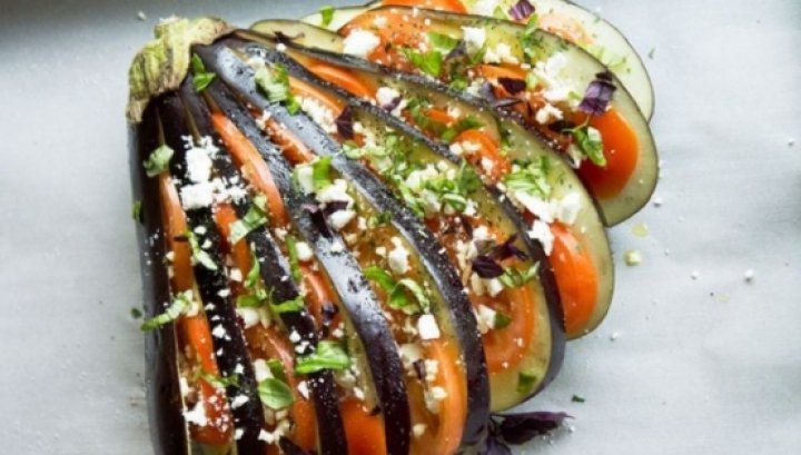 Vinete evantai în stil mediteranean, o reţetă excelentă şi spectaculoasă!