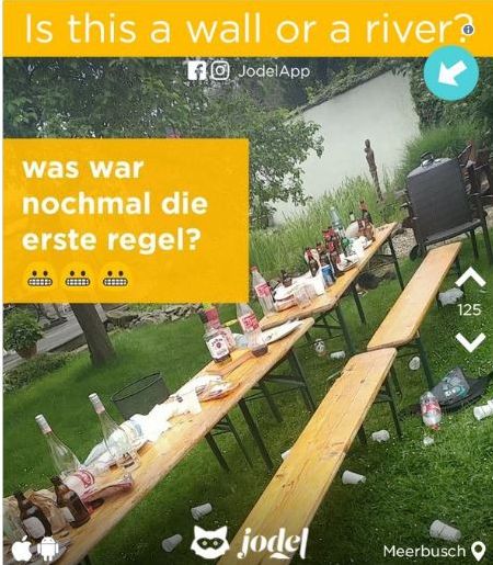 Fotografia care a provocat o adevărată dezbatere. Ce vezi în ea - un lac sau un zid?