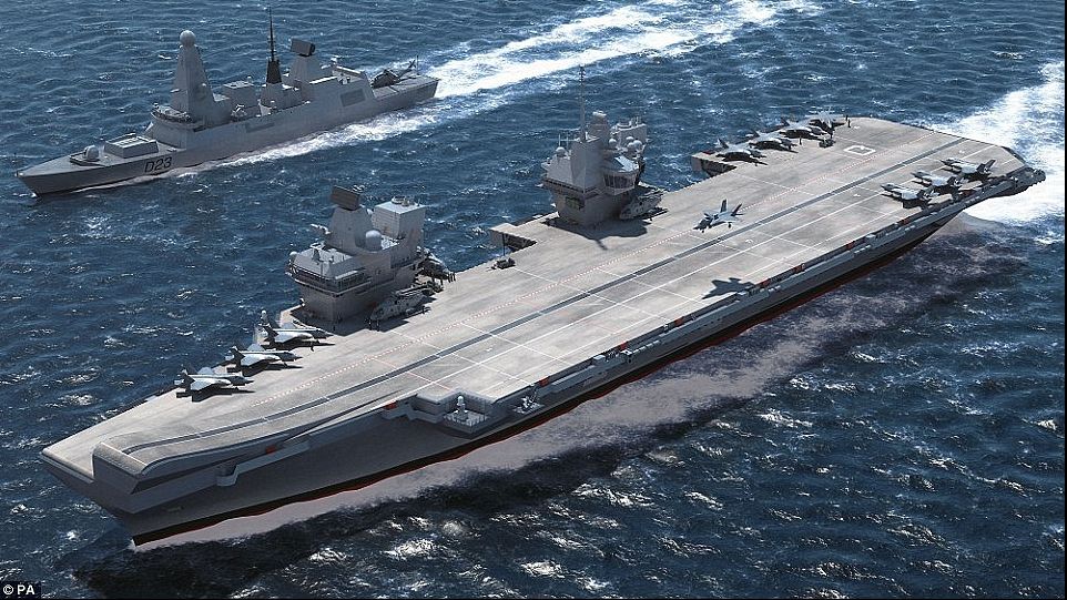 Rusia IRONIZEAZĂ un nou portavion al Marii Britanii, avertizând că este o "ŢINTĂ navală uşoară"