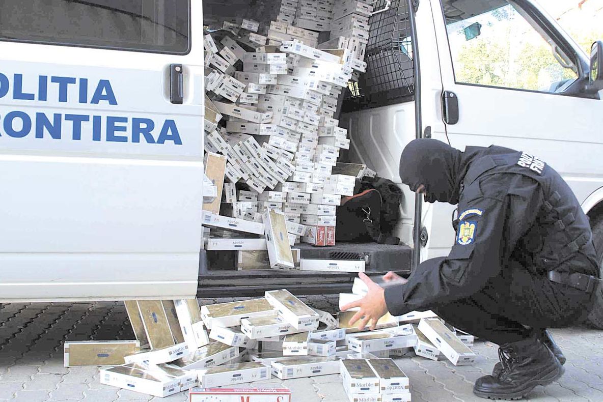 Captură record la Vaslui. O rețea de contabandă a fost destructurată