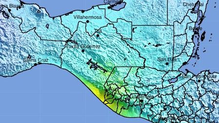 CUTREMUR de 7 grade pe Richter la granița dintre Mexic și Guatemala