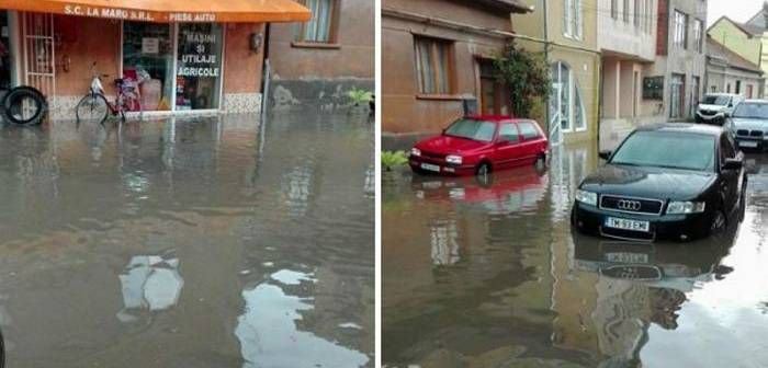 Imagini de coşmar în Timiş. Cum arată un oraş, după ce furtuna a făcut prăpăd