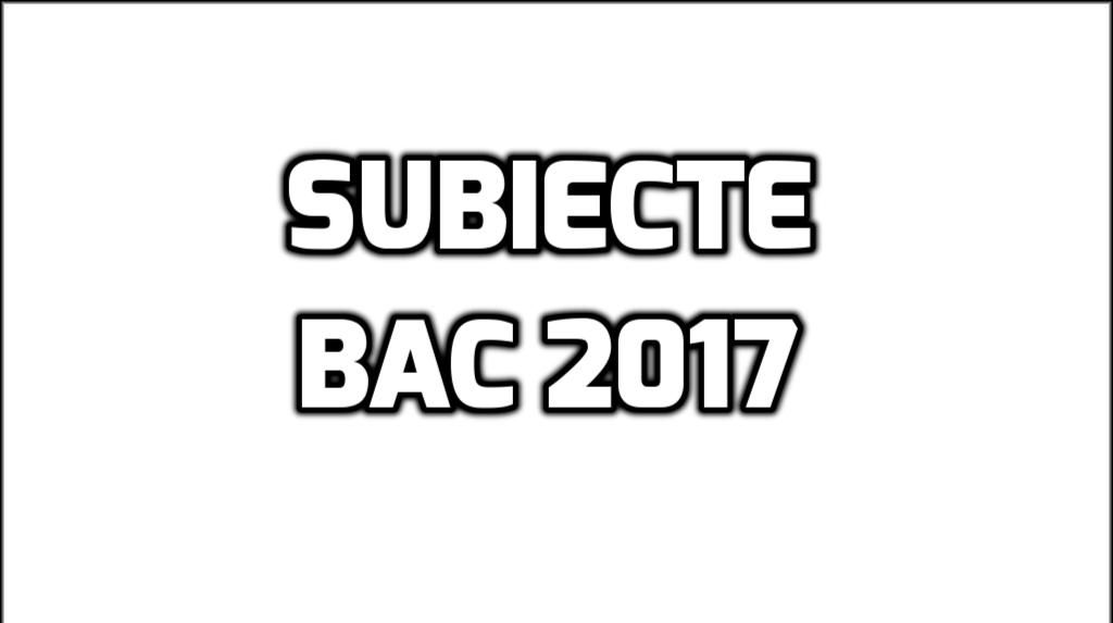 Subiecte filosofie, logica, psihologie, economie si sociologie - LIVE BAC 2017