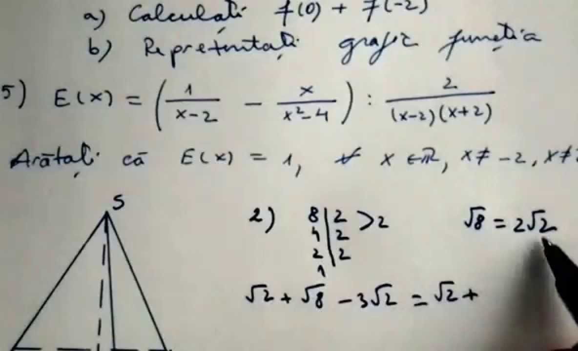 Subiecte matematica Evaluare Nationala 2017. Proba cea mai grea a avut loc azi. Care sunt subiectele