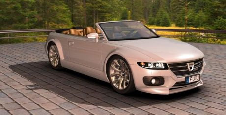 Cum arată Dacia Aventurier, primul model autohton decapotabil. Caroseria aduce cu un Audi TT