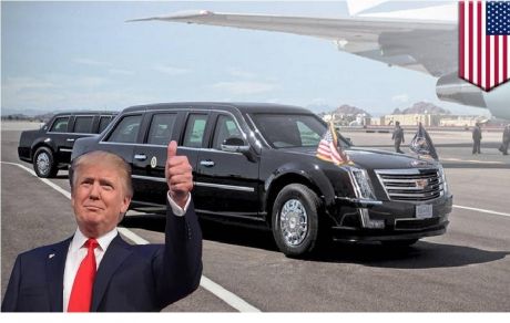 Cum arată limuzina prezidenţială blindată ce îl transportă pe Donald Trump, construită pentru el