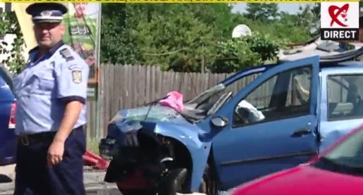 Accident grav pe DN1. Un mort, patru răniți. Printre victime, și copii