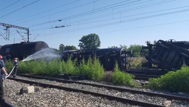 Accidentul feroviar de la Ţăndărei. Circulaţia trenurilor a fost reluată doar pe un singur sens