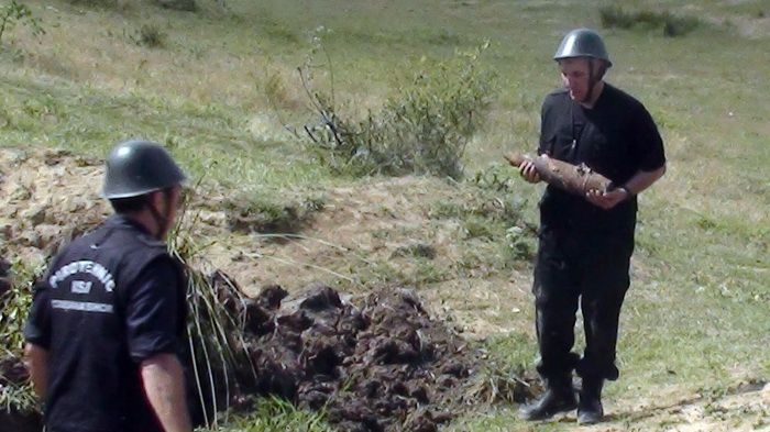Botoșani: o bombă de aruncător, găsită în rețeaua de apă 