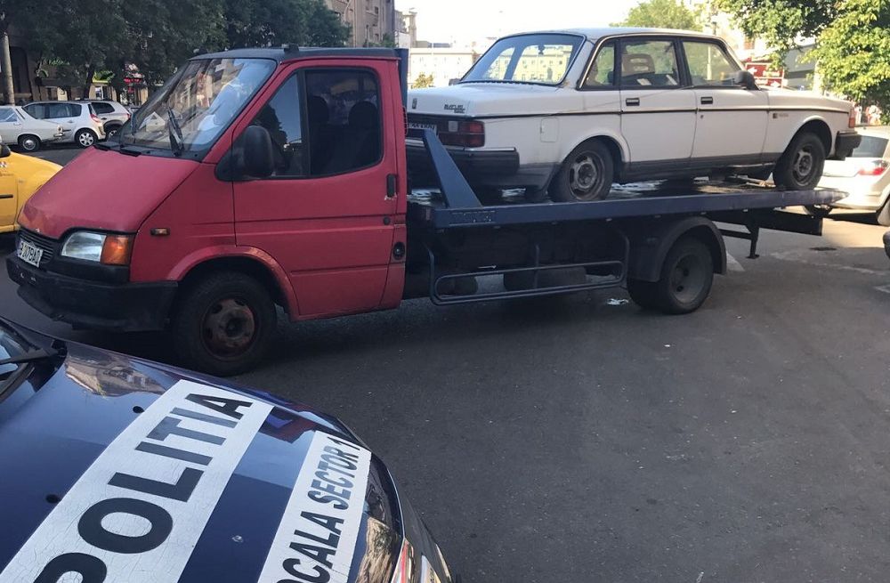 A început ridicarea mașinor abandonate din sectorul 1 din Capitală