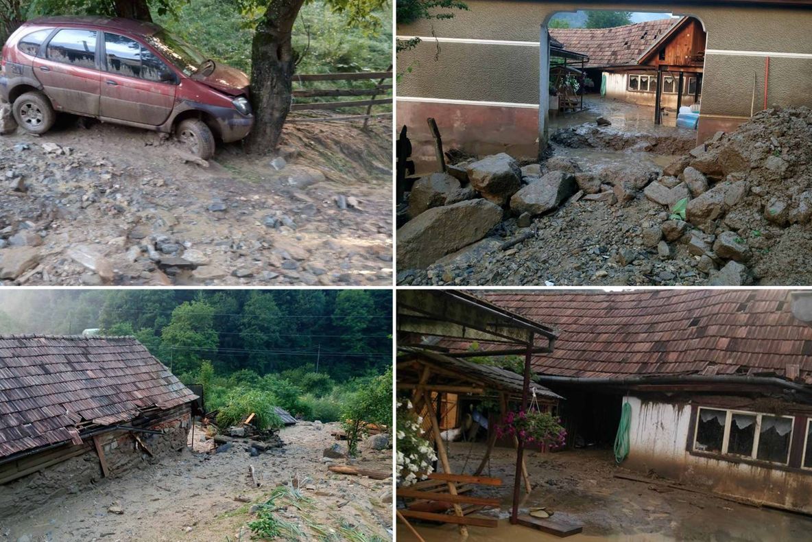 Fenomenele meteo extreme fac ravagii în România. O nouă zi cu furtuni şi caniculă