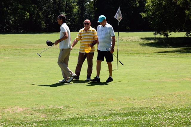 Jurnalistul Octavian Hoandră, locul secund la o competiție de golf. FOTO