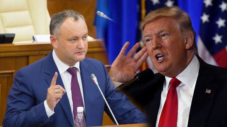 Dodon nu le are cu limba română: i-a scris lui Trump o scrisoare de felicitare PLINĂ de greşeli