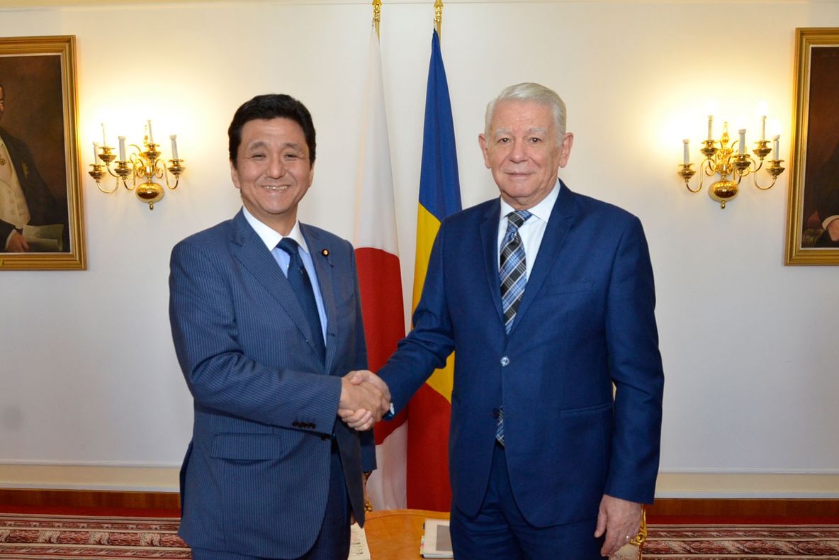 Finanţarea magistralei Gara de Nord-Otopeni, discutată la MAE cu ministrul de Externe al Japoniei