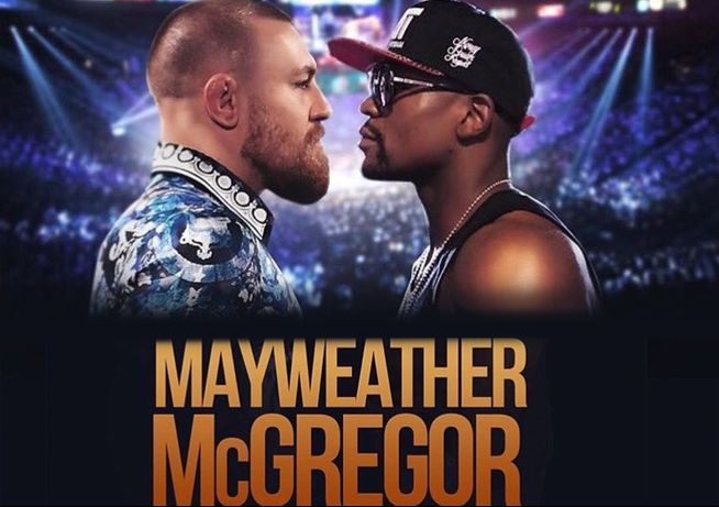 Mesajul obscen imprimat pe costumul lui Conor McGregor, la conferința de presă cu Floyd Mayweather!
