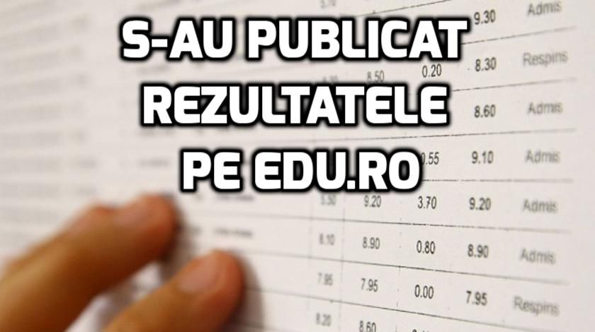 S-au publicat rezultatele pe EDU.RO – Cum poti verifica rapid ce note ai luat
