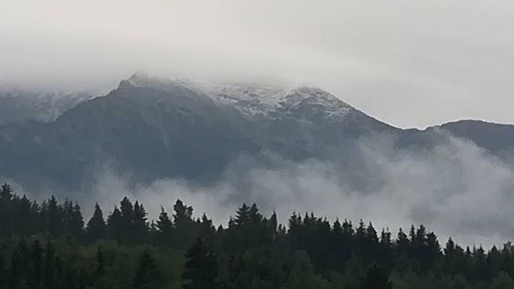 A nins în Maramureş! Imagini incredibile