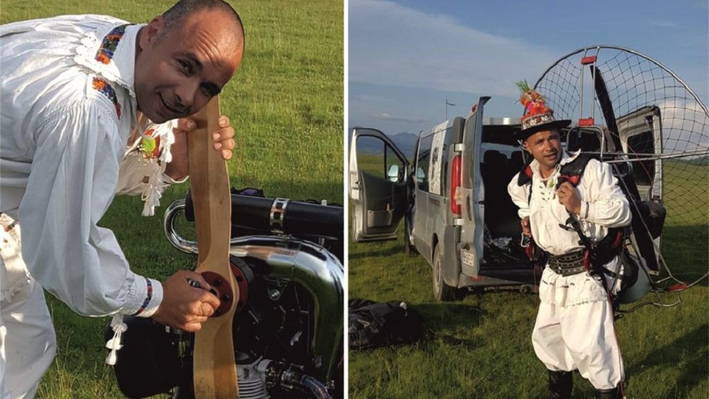 "Maramureșeanul zburător", singurul român care produce elice pentru paramotoare sau deltaplane