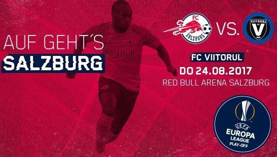 SALZBURG - VIITORUL 4-0. Dezastru pentru campioana României: 7-1, scorul general cu austriecii 