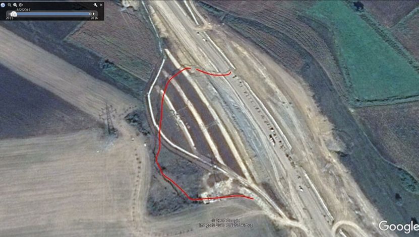 VIDEO. Alunecări de teren pe Autostrada A10