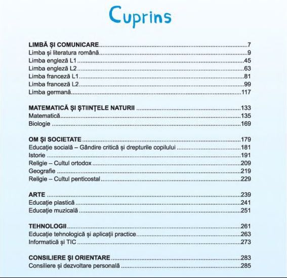 Așa arată ghidul de clasa a V-a dedicat materiilor pentru care nu există manuale