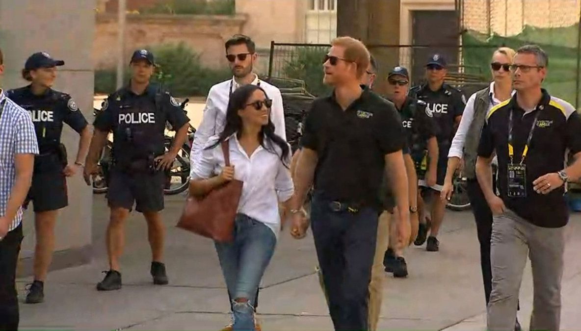 VIDEO. Prințul Harry și iubita sa, prima apariție publică împreună