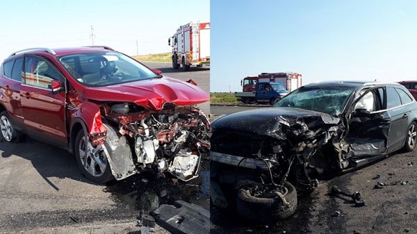 Grav accident cu 6 victime, în Caracal. Printre răniți, doi minori și o gravidă