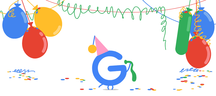 ROATA ANIVERSARĂ GOOGLE. Cum sărbătoreşte Google aniversarea a 19 ani de la lansare