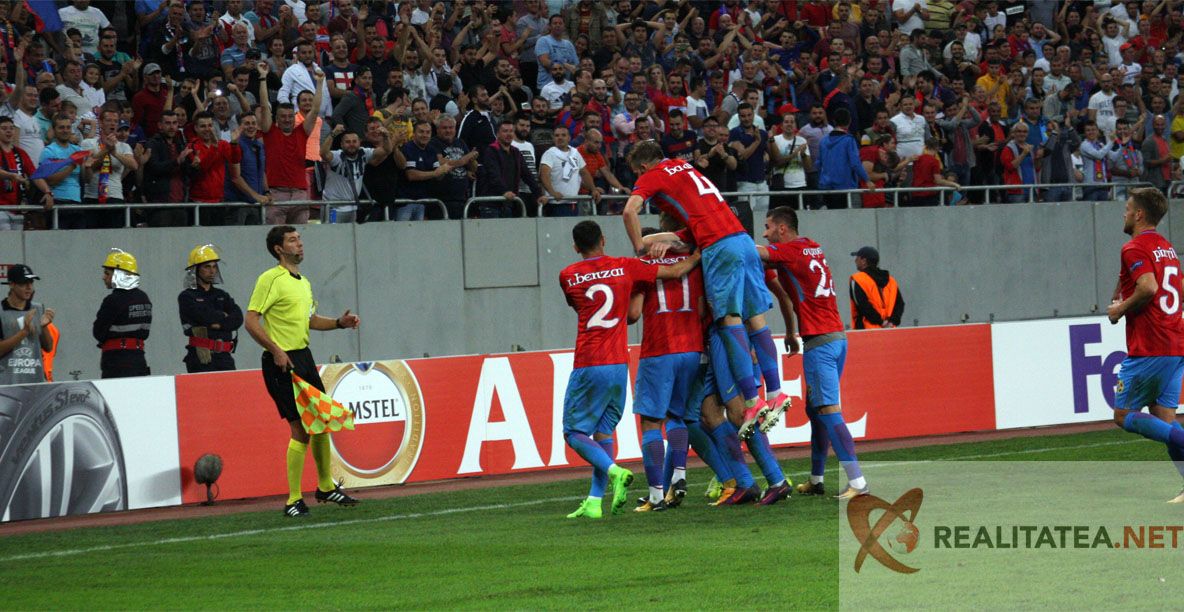 Europa League. FCSB - Plzen 3-0. Budescu și Alibec, oamenii serii. Vezi golurile!