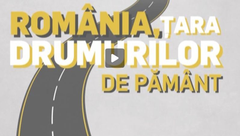 Infografic. România, țara drumurilor de pământ