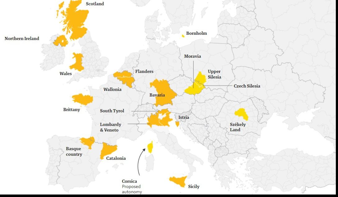 România,pe cea mai PERICULOASĂ hartă a Europei, a ţărilor cu probleme de suveranitate şi teritoriale