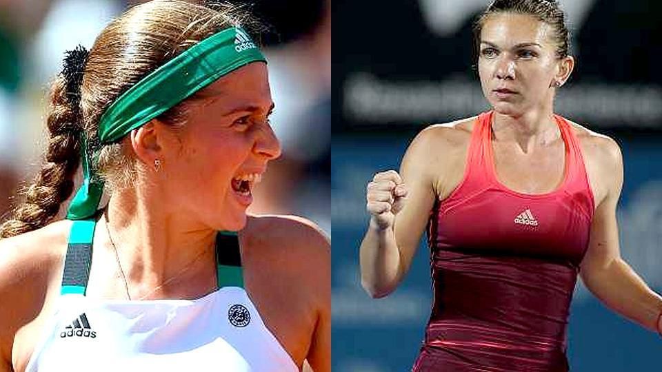 Simona Halep. Românca a scăpat de Jelena Ostapenko, dar letona şi-a luat "adio" în mare stil