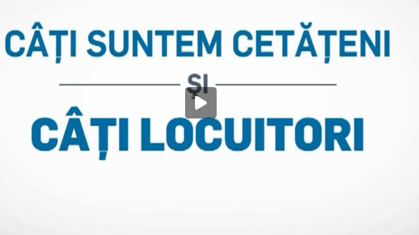 Infografic. Câți suntem cetățeni și câți locuitori?