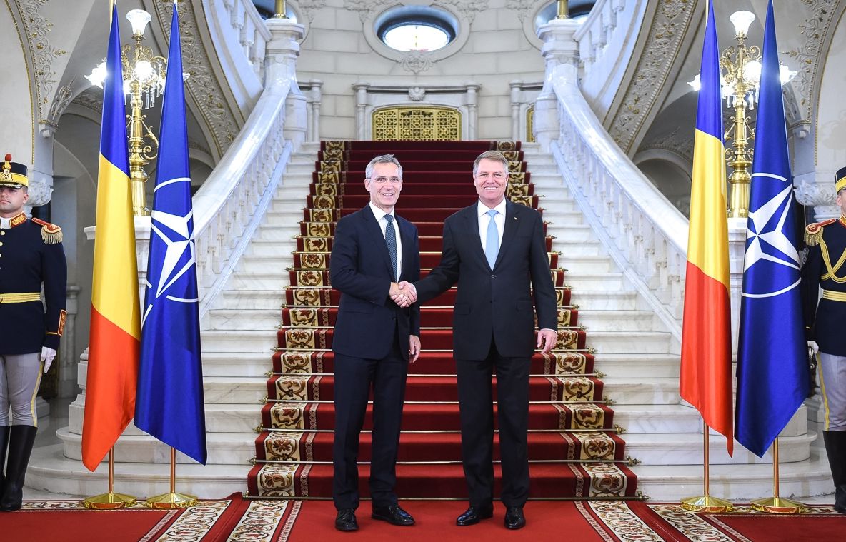 Iohannis şi Stoltenberg, declaraţii la Cotroceni: "NATO este o alianță care se ține de promisiuni"