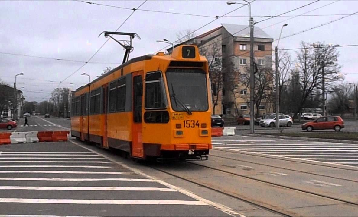 Incendiu în Galaţi: Un tramvai a luat foc în mers