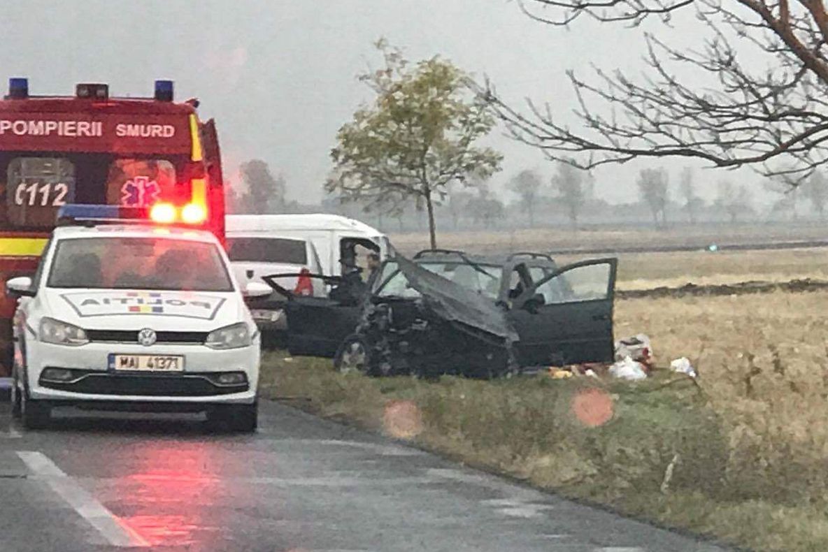 Accident grav pe DN2 E85: trei victime, între care un copil de 1 an 