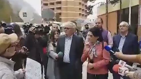 VIDEO. Ce i-a spus Ecaterina Andronescu unei protestatare care îl huiduia pe Dragnea