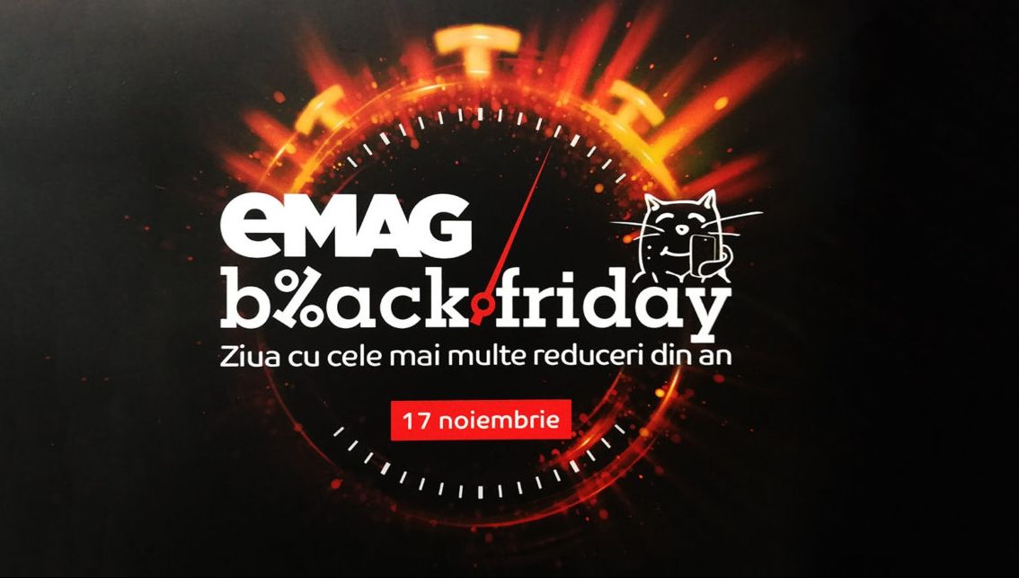 Black Friday 2017 eMAG.RO. Cum să primeşti bani în timp ce cumperi de la eMAG