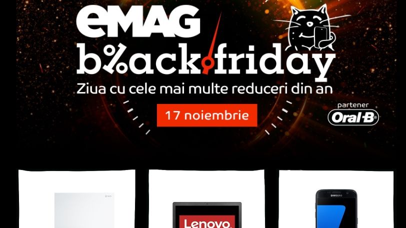 Black Friday 2017. eMAG a umplut din nou lista cu reduceri. Stocurile NU mai sunt epuizate